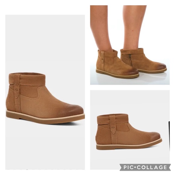 🎉HP🎉🆕UGG Josefene Cuff Chestnut Suede Boots❣️ - Picture 2 of 11